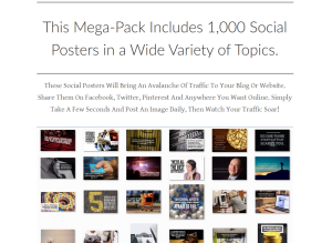 1000 Social Posters Mega pack